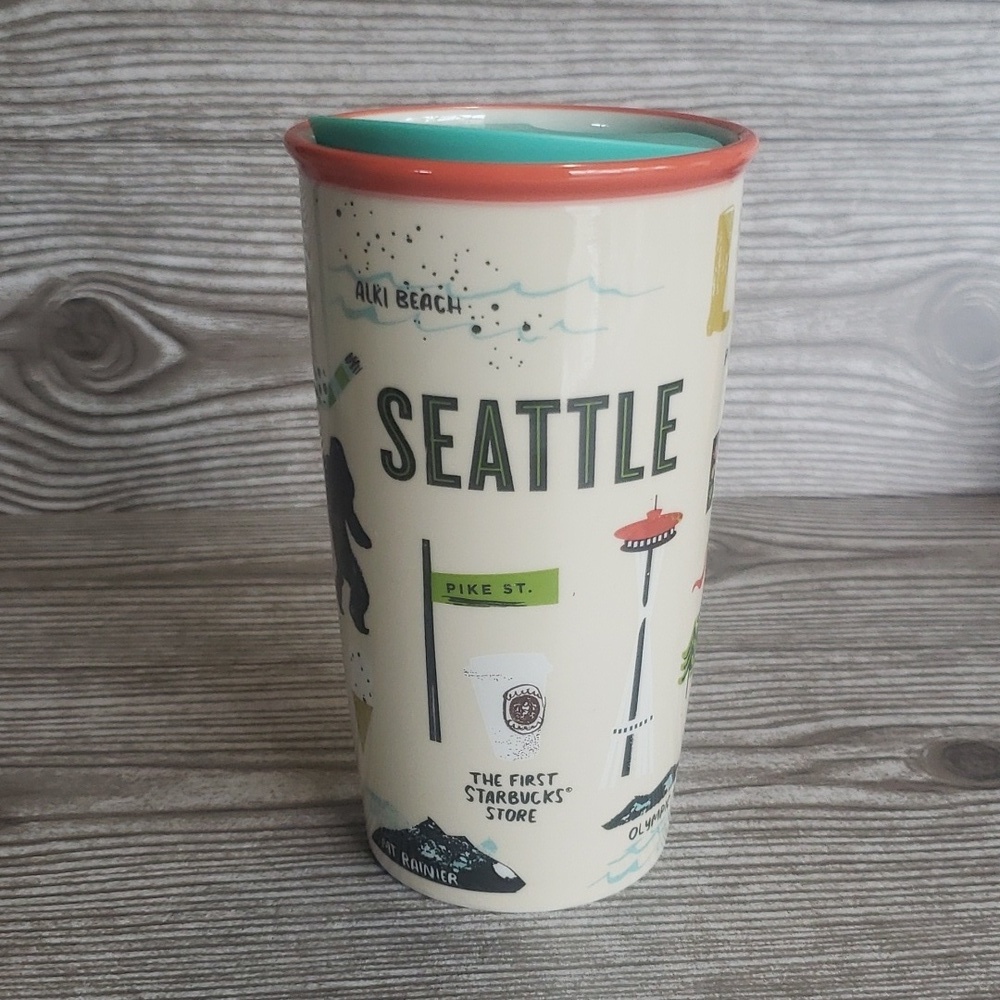 Seattle Travel Panoramic Scenes Coffee mug